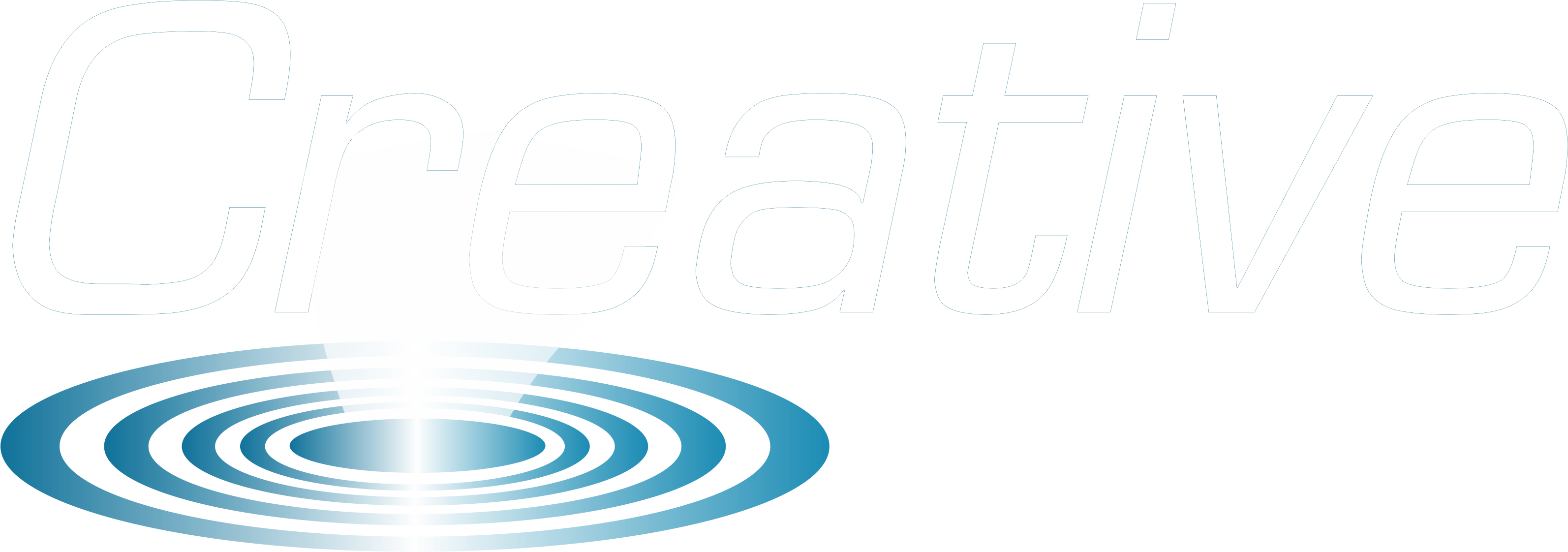 Creative Pools Logo in white